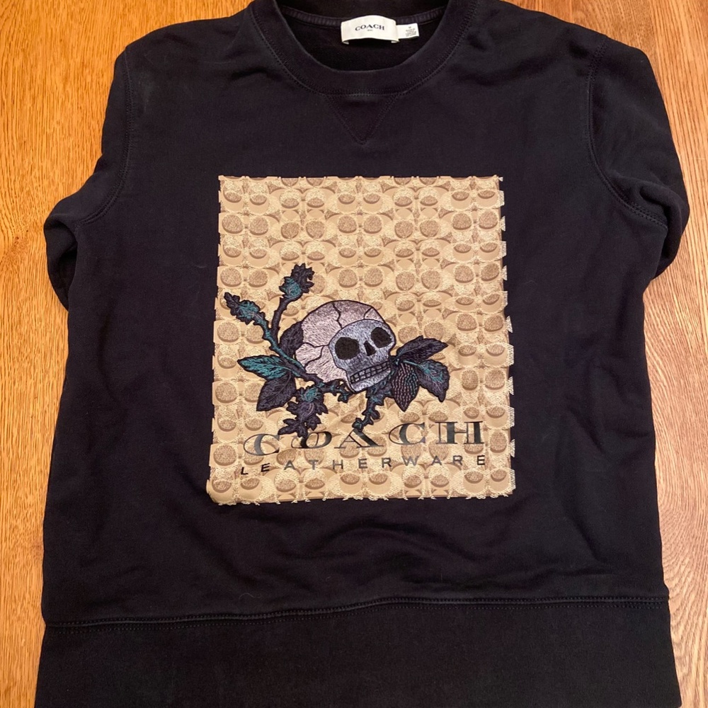 Coach Signature Tattoo Skull Sweatshirt